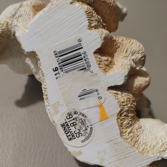 Yellow Labrador Stone Critters Dog Figurine Playful Puppies Resin Collectible - Picture 2 of 10